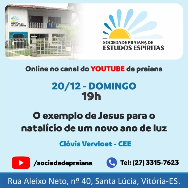 Cartaz: O exemplo de Jesus para o natalício de um novo ano de luz