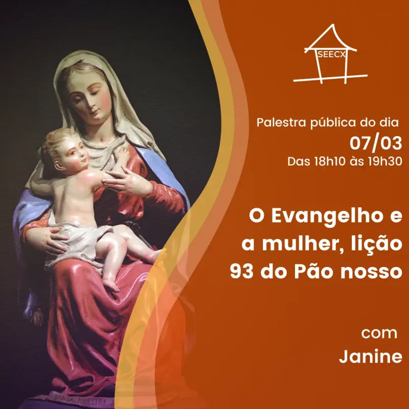 Cartaz: O Evangelho e a mulher