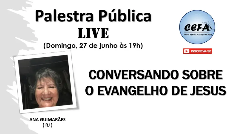 Cartaz: Conversando sobre o Evangelho de Jesus