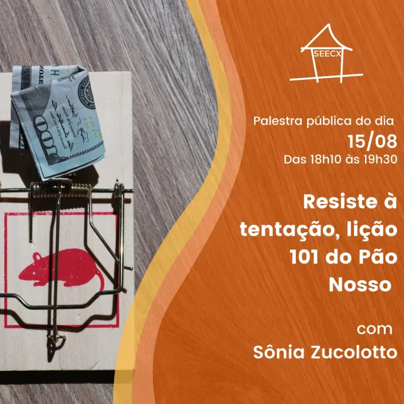 Cartaz: Resiste à tentação
