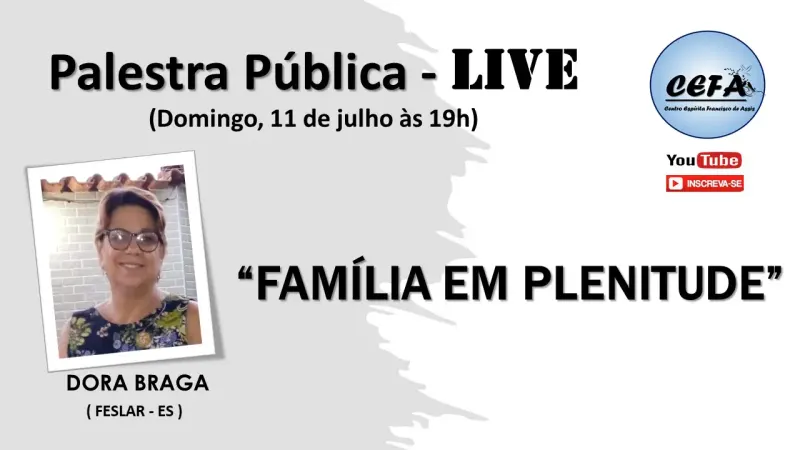 Cartaz: Família em plenitude