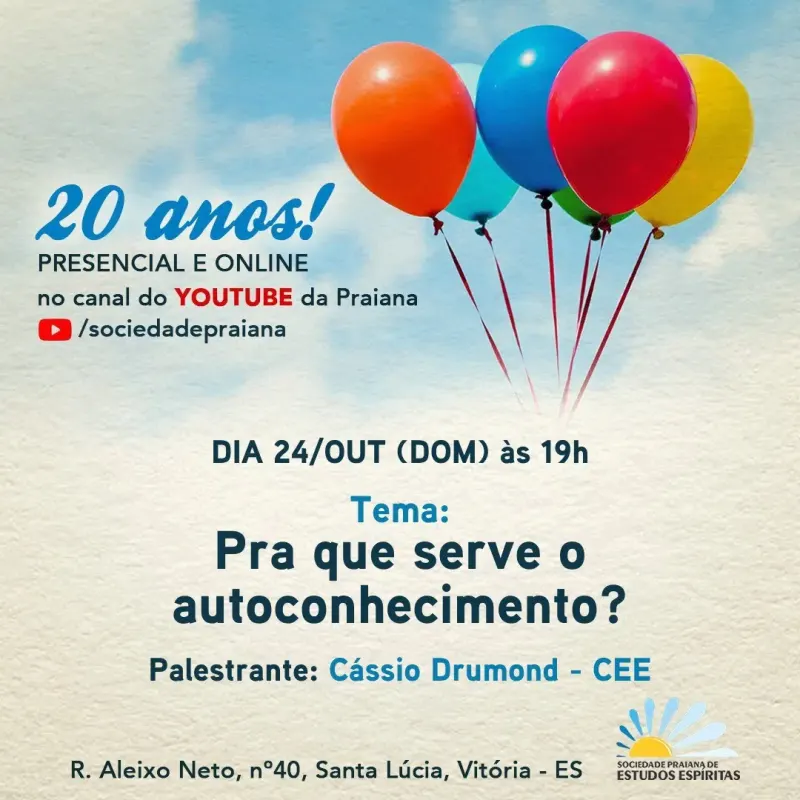 Cartaz: Pra que serve o autoconhecimento