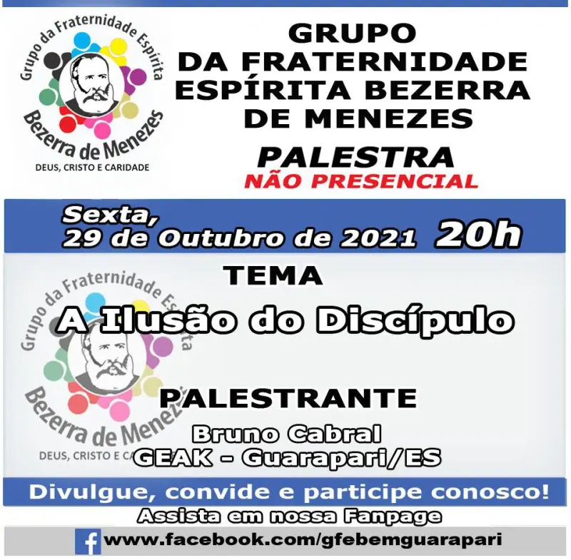 Cartaz: A ilusão do discípulo