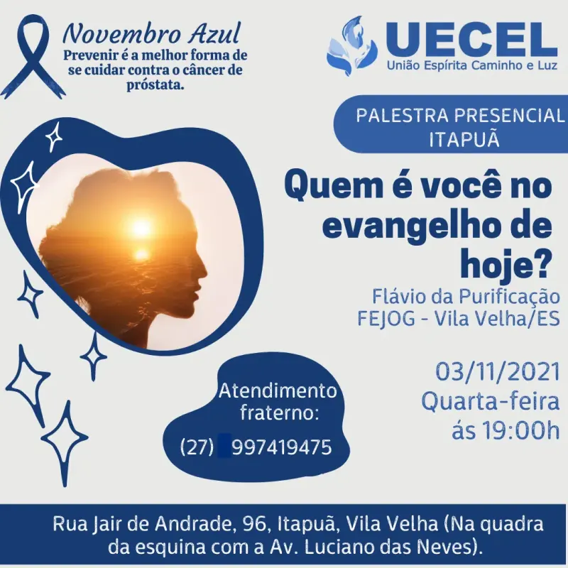 Cartaz: Quem é você no evangelho de hoje?