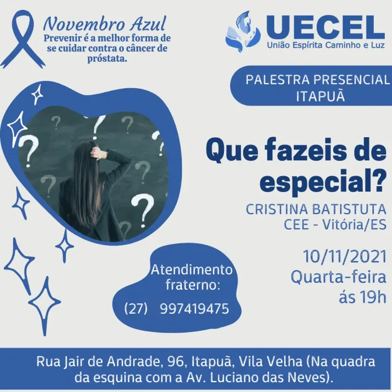 Cartaz: Que fazeis de especial?