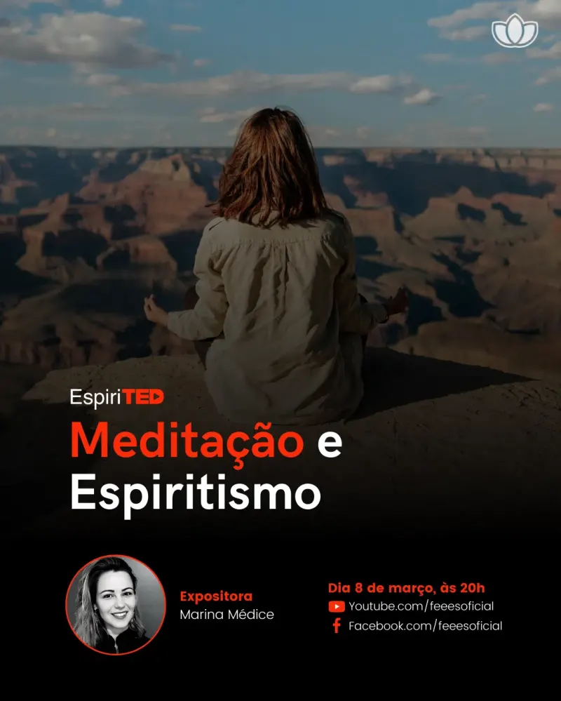 Cartaz: Meditação e Espiritismo