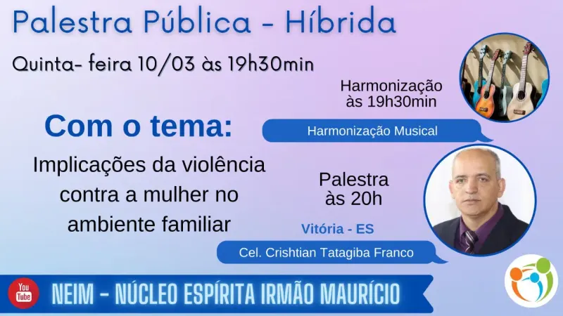Cartaz: Implicações da violência contra a mulher no ambiente familiar