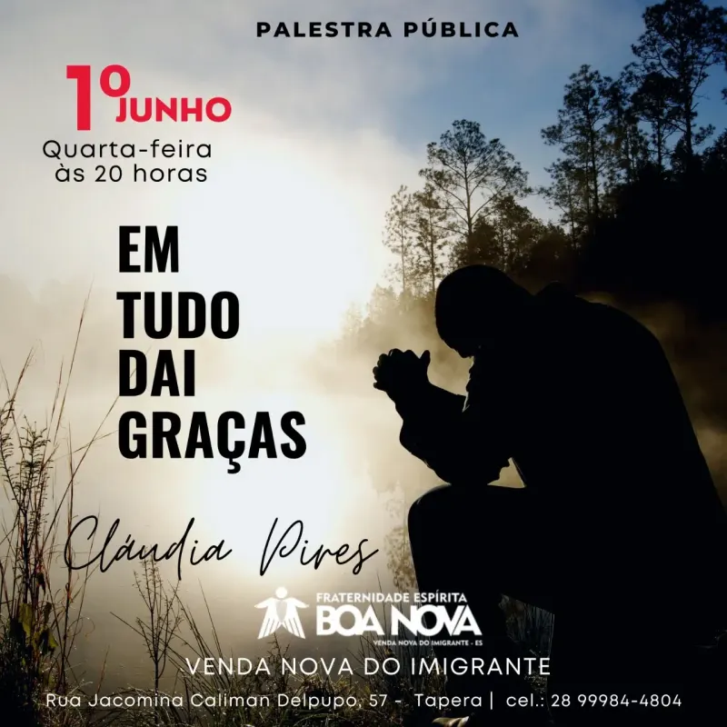 Cartaz: Em tudo dai graças