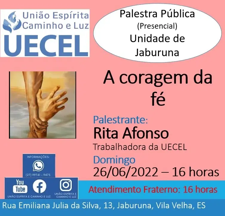 Cartaz: A coragem da fé