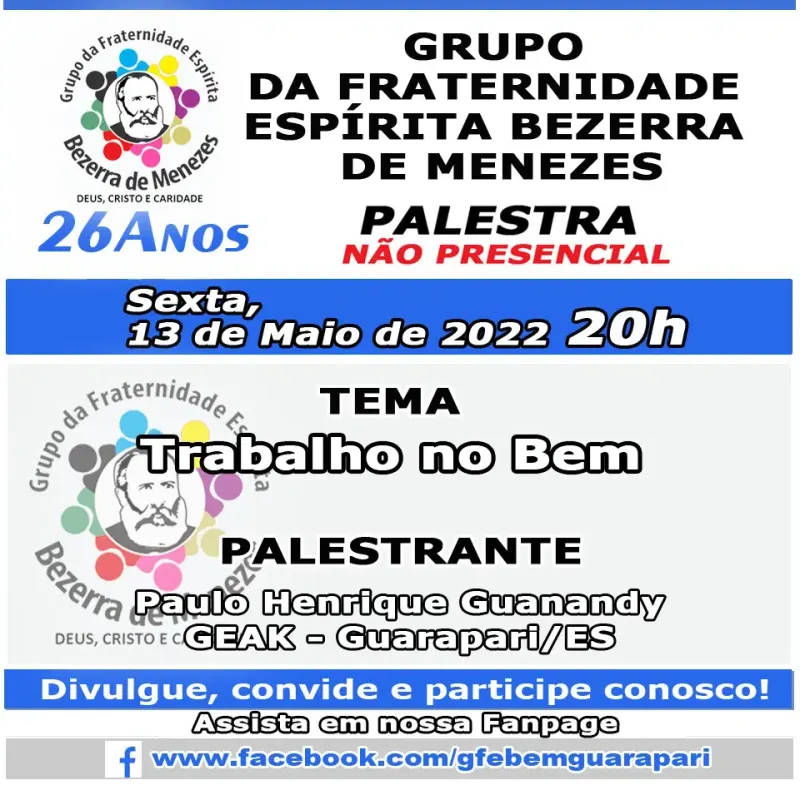 Cartaz: Trabalho no bem