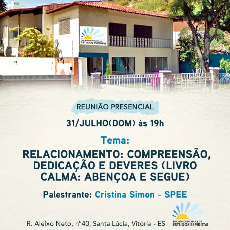 Cartaz: Relacionamento: compreensão, dedicação e deveres (livro Calma: abençoa e segue)