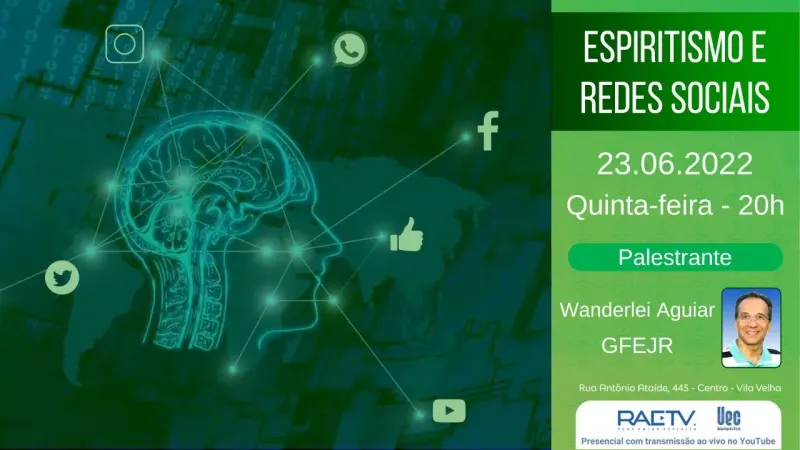 Cartaz: Espiritismo e redes sociais