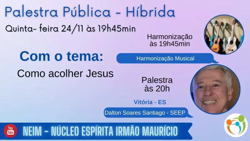 Cartaz: Como acolher Jesus
