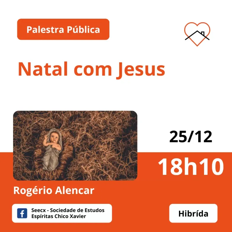 Cartaz: Natal com Jesus