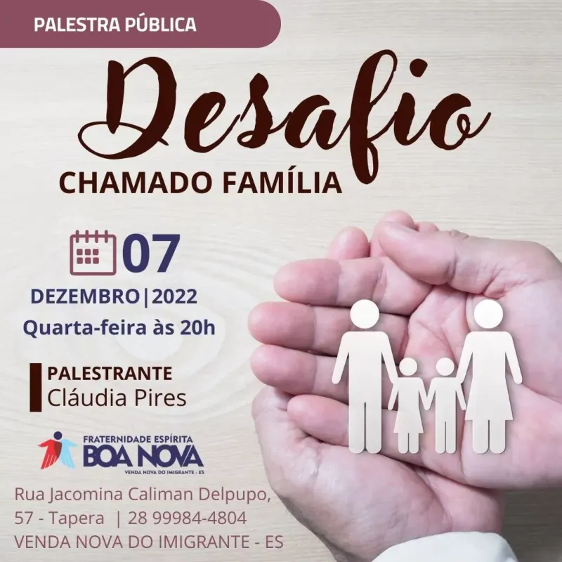 Cartaz: Desafio chamado família