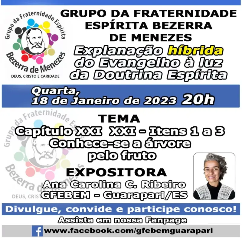 Cartaz: Conhece-se a árvore pelo fruto