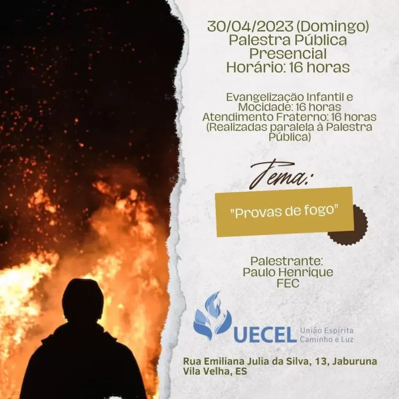 Cartaz: Provas de fogo