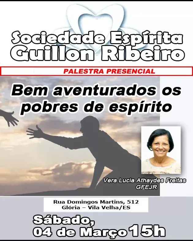 Cartaz: Bem aventurados os pobres de espírito