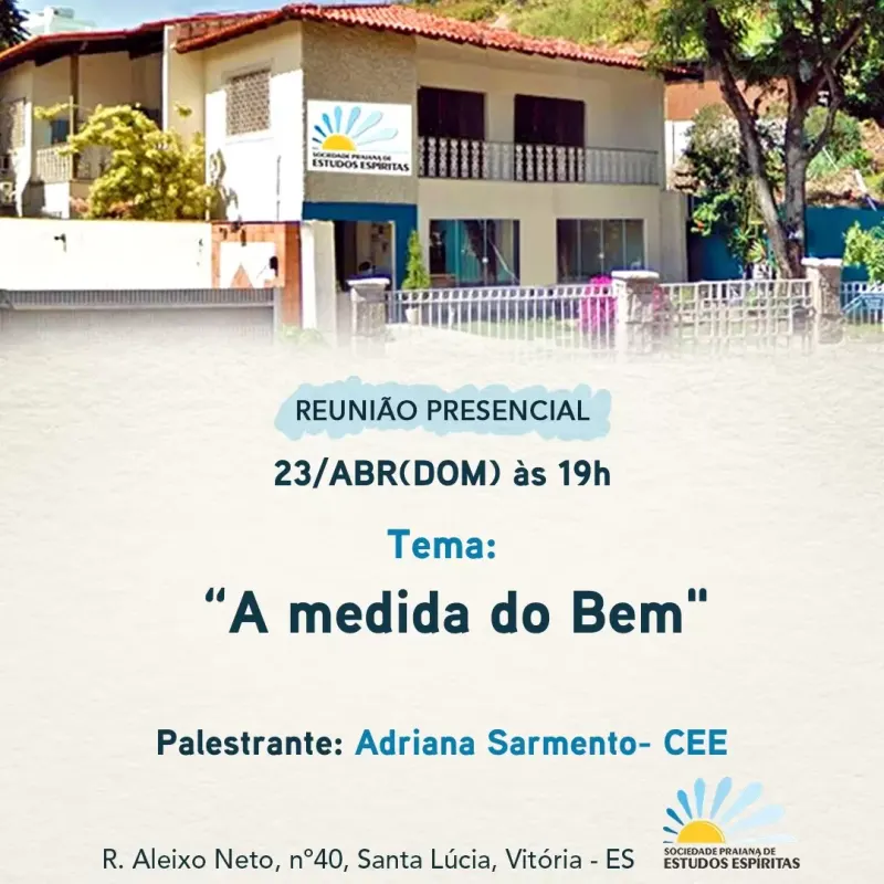 Cartaz: A medida do bem