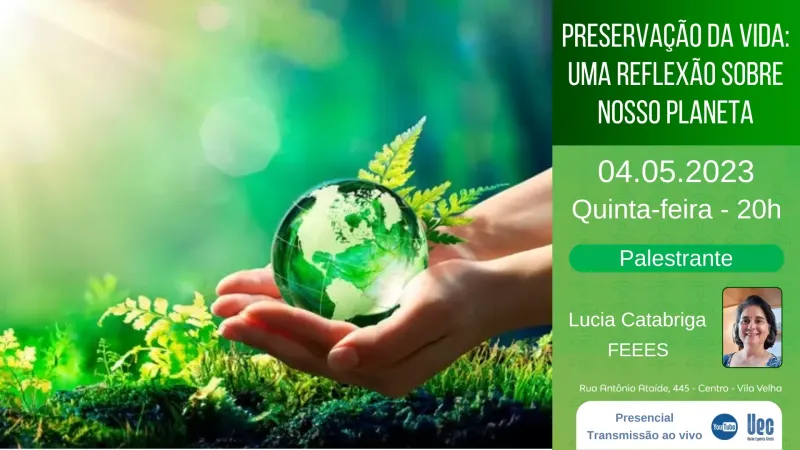 Cartaz: Preservação da vida: uma reflexão sobre nosso planeta
