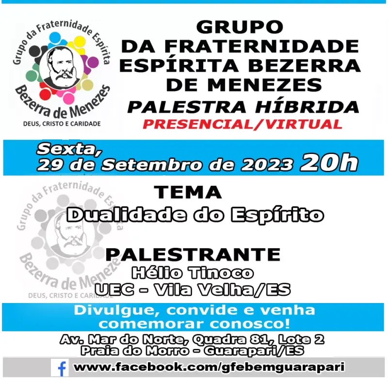 Cartaz: Dualidade do espírito