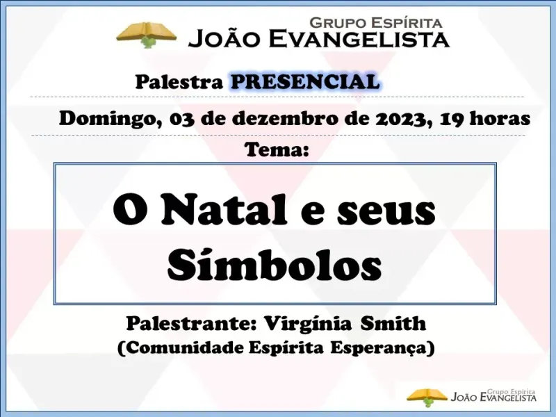 Cartaz: O Natal e seus símbolos