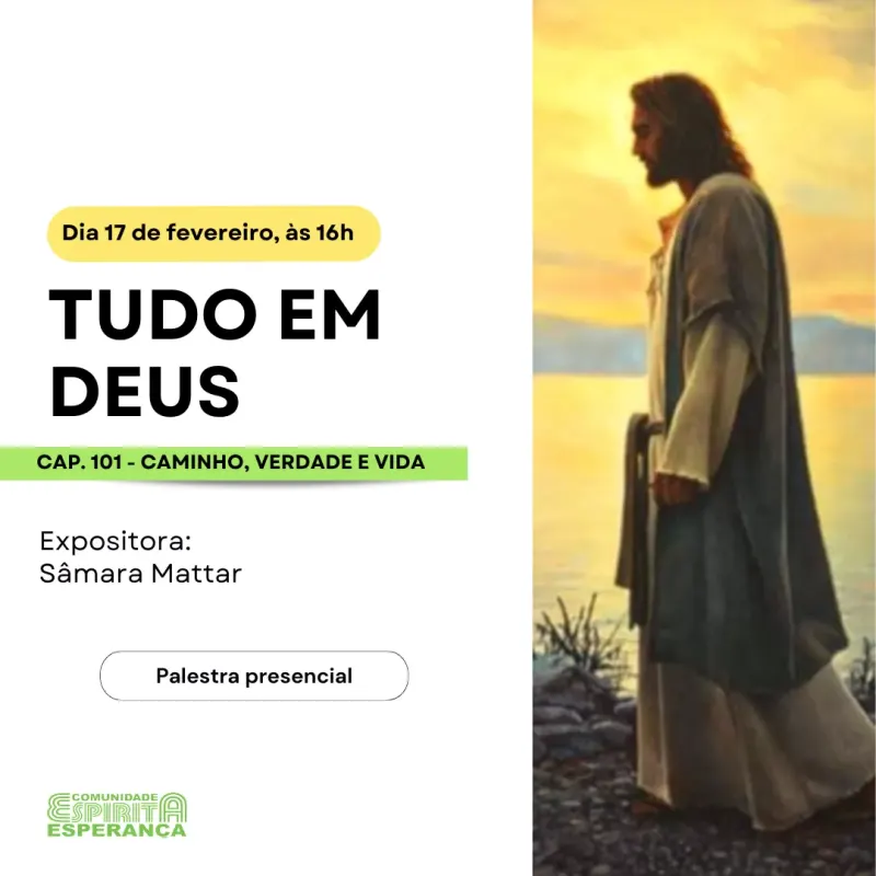 Cartaz: Tudo em Deus