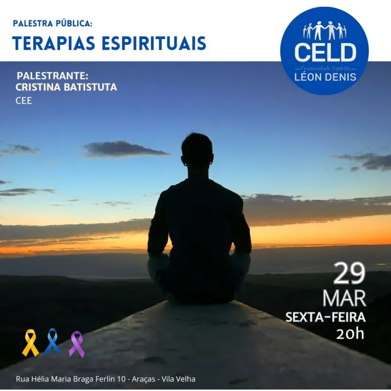 Cartaz: Terapias espirituais