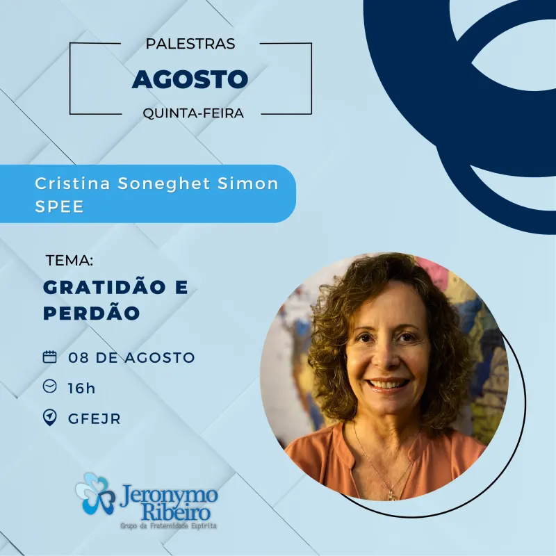 Cartaz: Gratidão e perdão