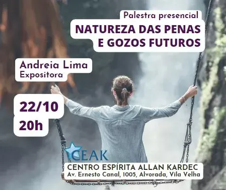 Cartaz: Natureza das penas e gozos futuros