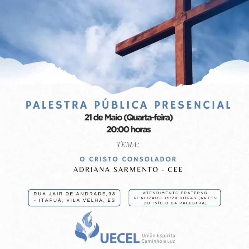Cartaz: O Cristo consolador