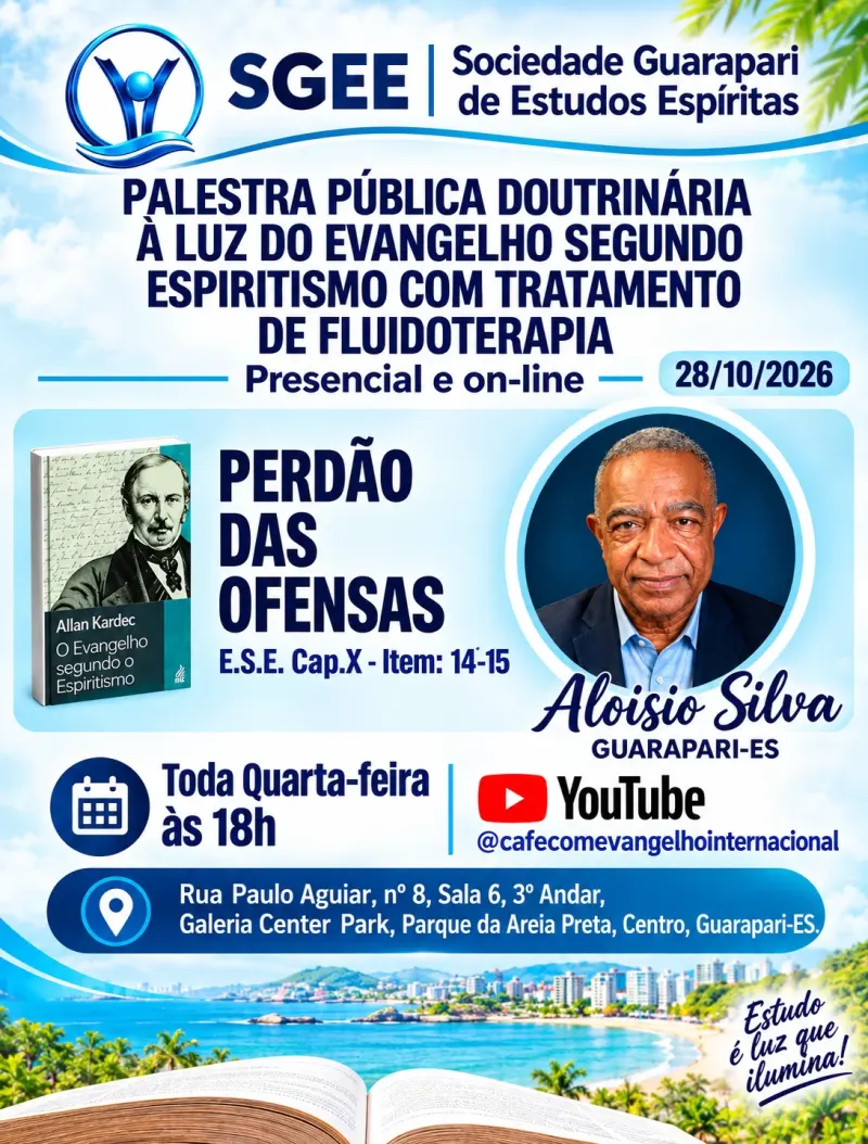Cartaz: Perdão das ofensas