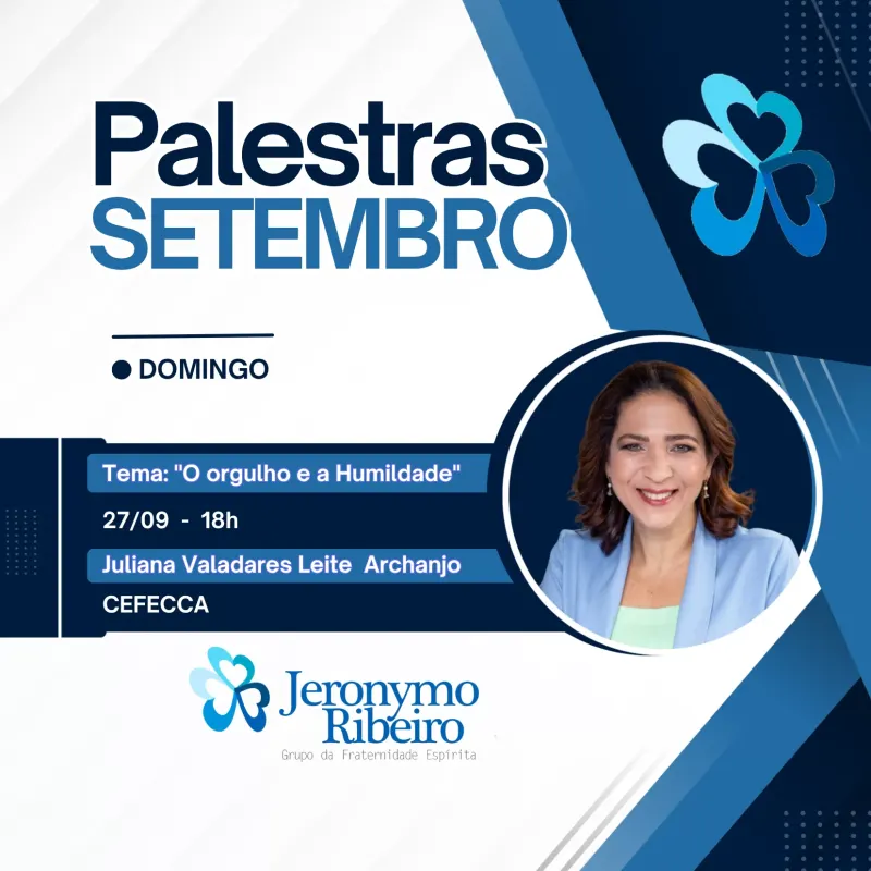 Cartaz: O orgulho e a humildade