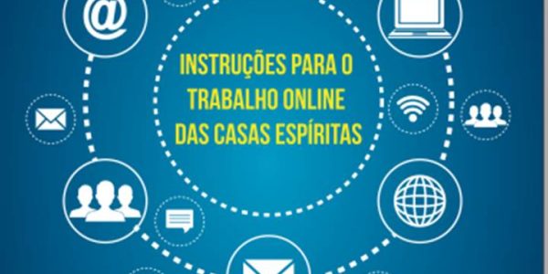 CAPA instruções para o trabalho online das casas espíritas